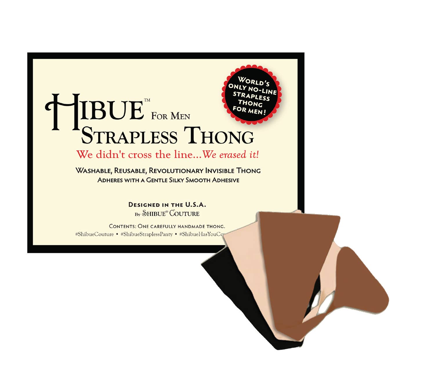 Strapless Thongs for Men HIBUE