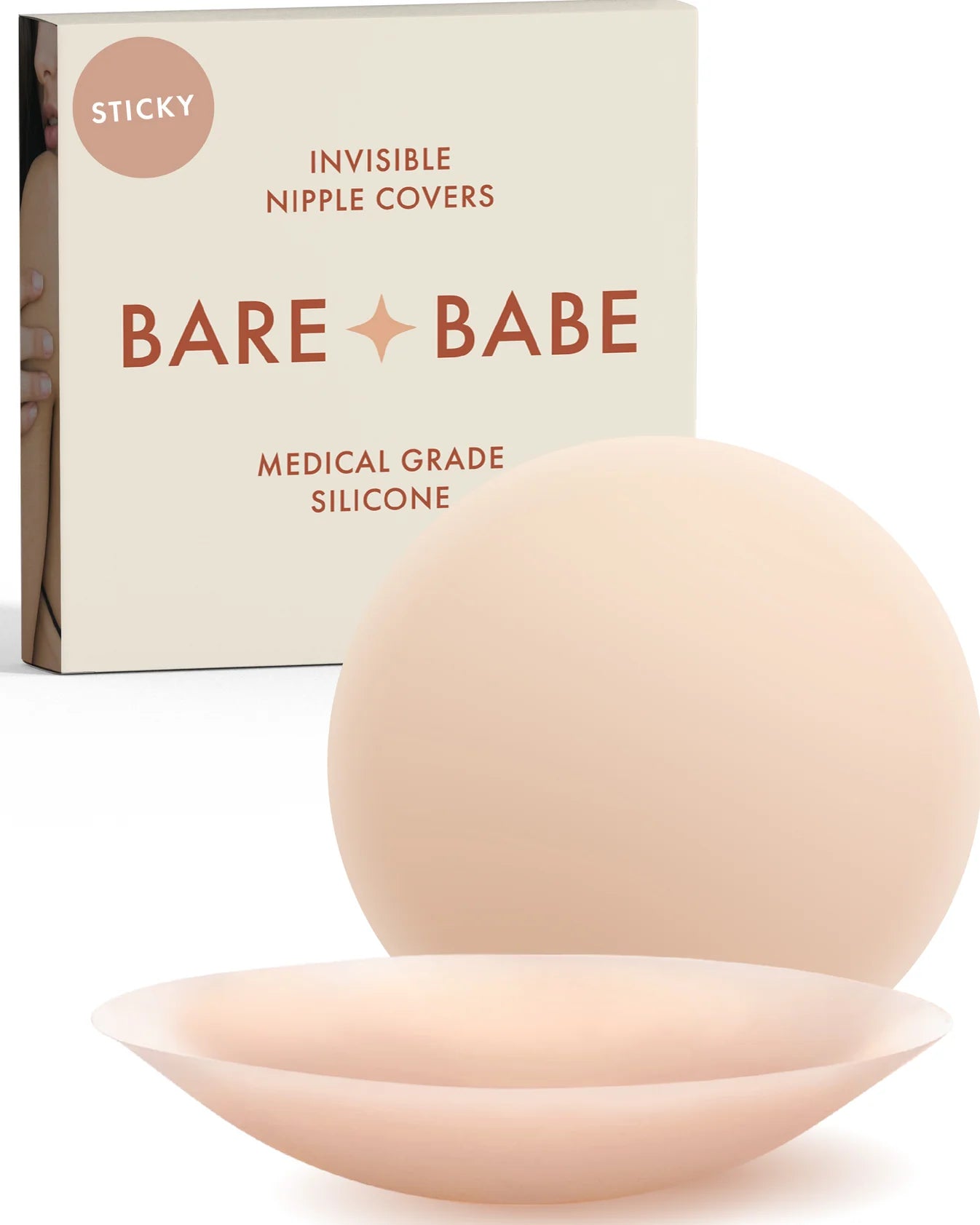 Bare Babe Invisible Adhesive Nipple Covers