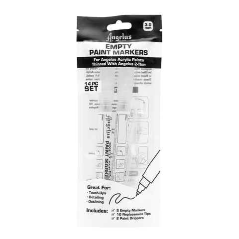 Angelus Empty Paint Markers Set (2 pk)