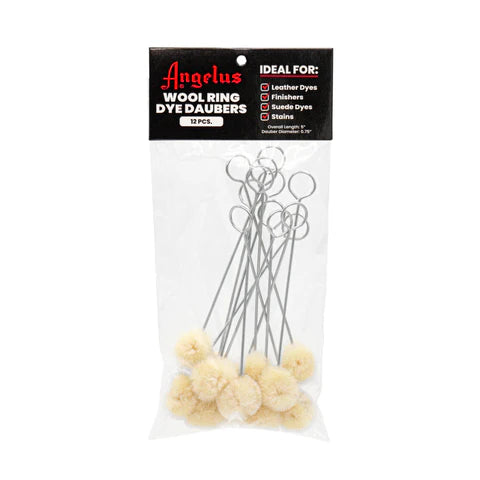 Angelus Wool Ring Dye Daubers (12 pk)