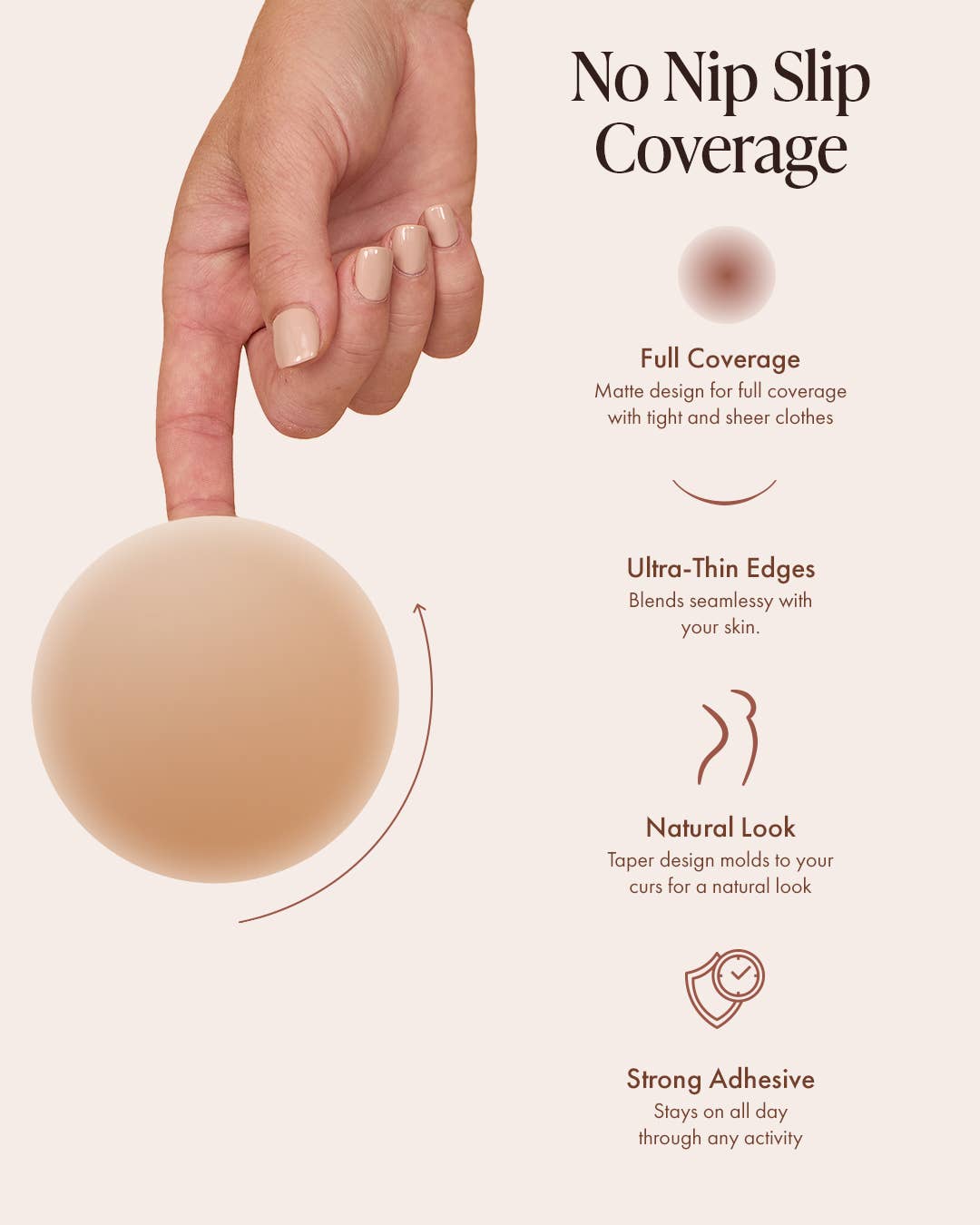 Bare Babe Invisible Adhesive Nipple Covers