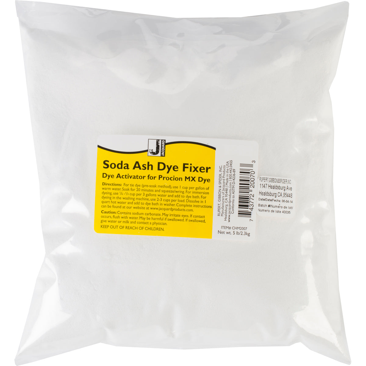 Jacquard Soda Ash