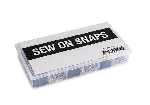 Sew-On Snaps - Assorted Tray (420 Pieces)