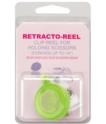 Retracto-Reel Clip Reel For Scissors