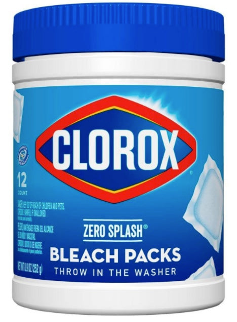 Clorox Zero Splash Bleach Packs