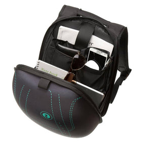 ZIPIT Shell Backpack, Black & Teal