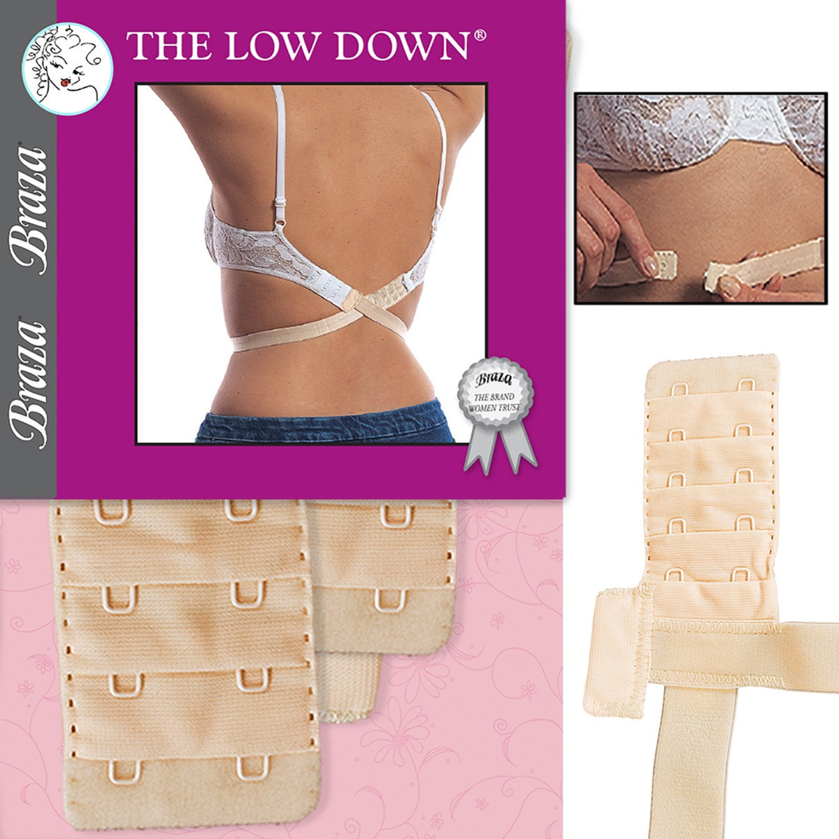 Braza The Low Down® - Low Back Bra Converter