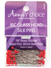 IBC Glass Head Silk Pins