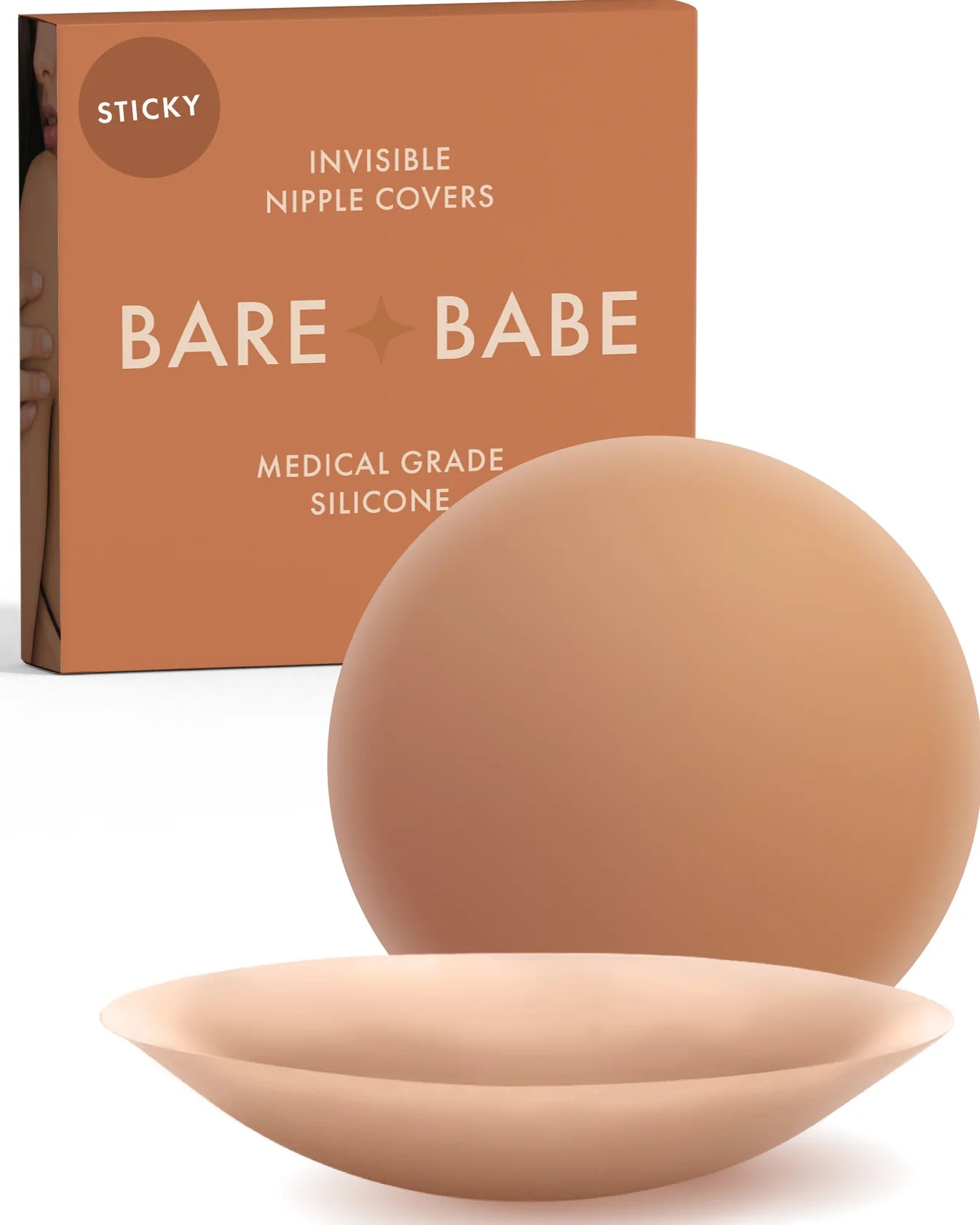 Bare Babe Invisible Adhesive Nipple Covers