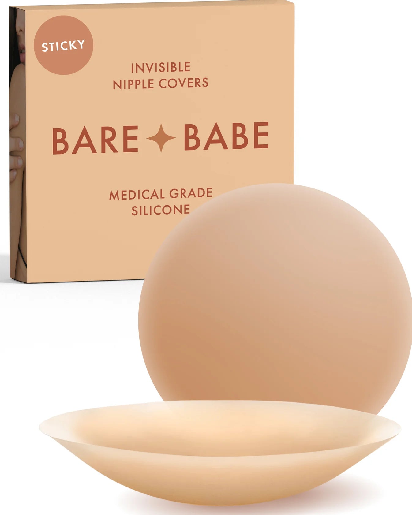 Bare Babe Invisible Adhesive Nipple Covers