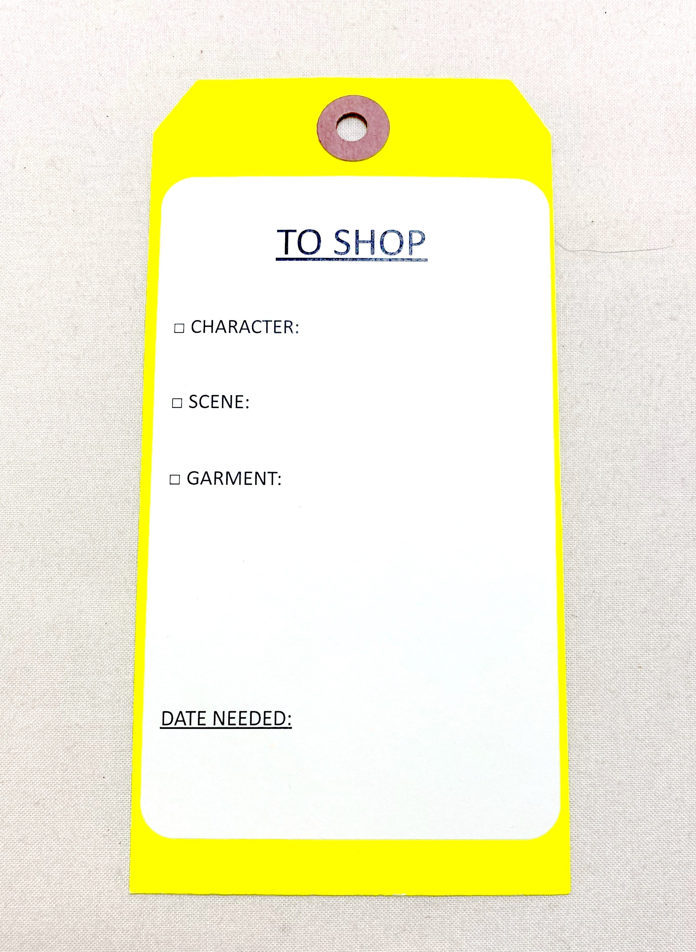 Pre-Labeled Colored Tags- 10