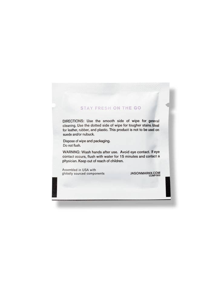 Jason Markk Shoe Cleaning Quick Wipes - 30 Pack