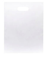 Clear Die Cut Handle Plastic Shoe Bags, Qty 10