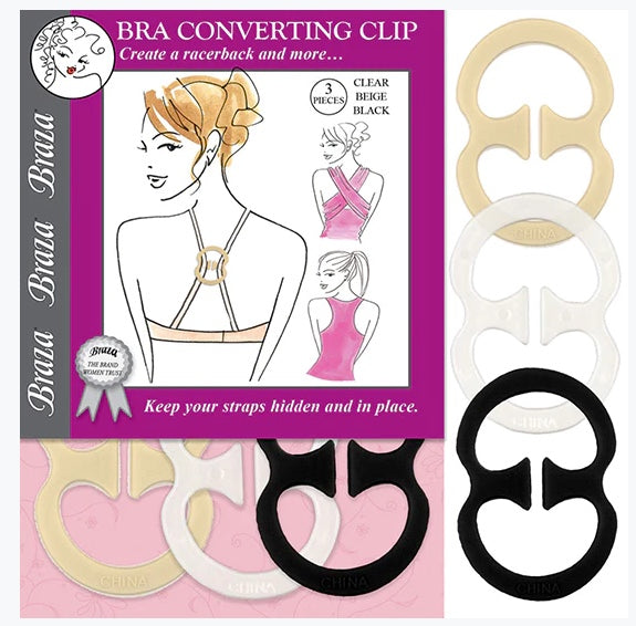 Braza Bra Converter Clips, 3 pieces