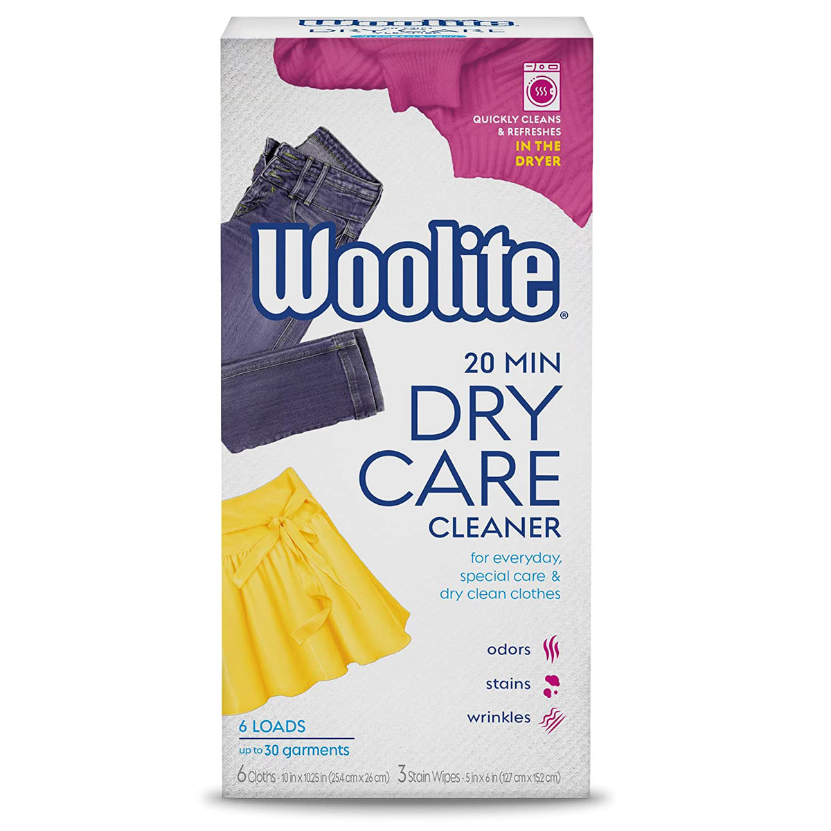 Woolite Dry Care Cleaner Cloths