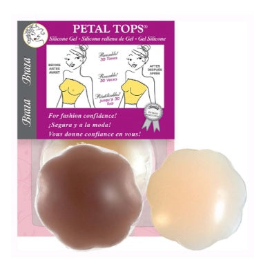 Braza Petal Tops Silicone Gel Nipple Covers
